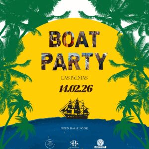 LAS PALMAS BOAT PARTY - 14/02