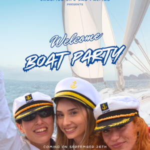 welcome boat party